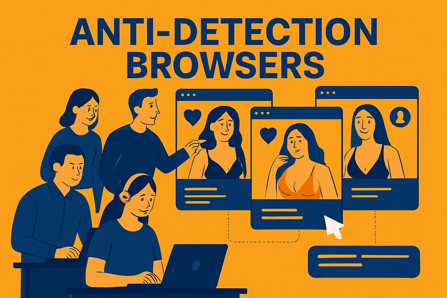 Anti-detection browsers are used by OFM agencies and their Virtual assistants